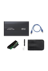 Harici Harddisk Kutusu USB 3.0 Taşınabilir 2.5 inç Sata